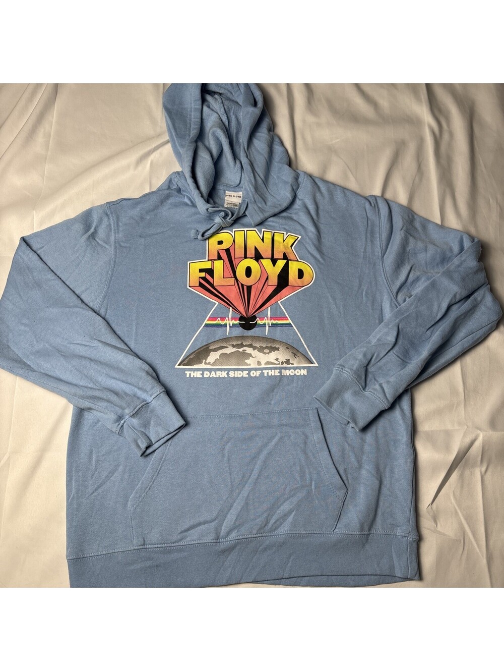 Pink Floyd The Dark Side of the Moon Light Blue Pullover Hoо